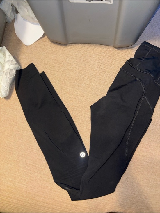 lululemon athletica Pants - lululemon athletica grey High-Rise Athletic Leggings fast and free 28 inch